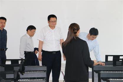 【运河技校】淄博市人社局考察团来我校参观交流(图2)